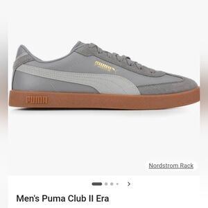 NEW UNISEX Puma Club II Era Terrace Sneakers Cast Iron Gray  Men’s 7.5 -Women 9